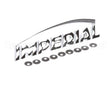 35839 Imperial Small Imperial Blue Logo Plate (Oldstyle