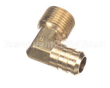 359-00028 Grindmaster Cecilware Elbow, 1/2Mpt X 5/8 Barb 90 De