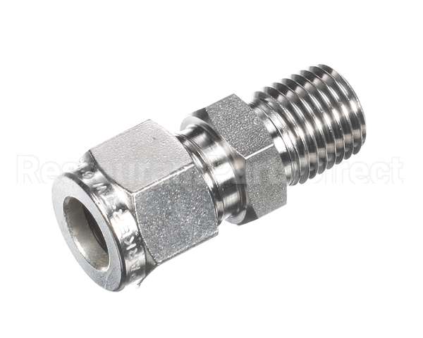 359-00233 Grindmaster Cecilware Adapter 3/8"Comp X 1/4"Mpt Ss