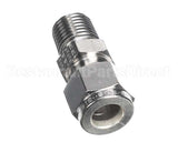 359-00233 Grindmaster Cecilware Adapter 3/8"Comp X 1/4"Mpt Ss