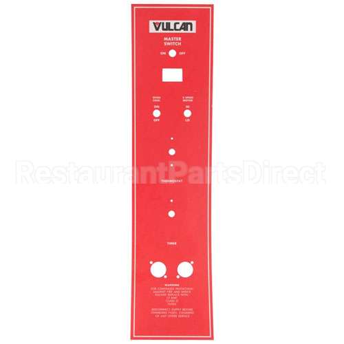 360881-1 Compatible Vulcan Panel Overlay