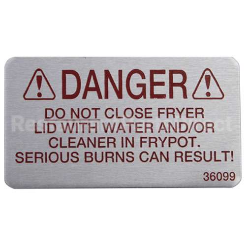 36099 Compatible Henny Penny Label - Danger