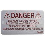 36099 Compatible Henny Penny Label - Danger