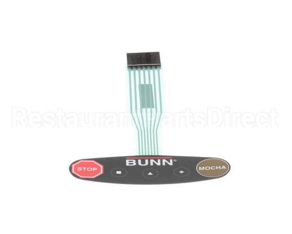 36231.0006 Bunn Switch, Memb Prgm W/Stop-Mocha
