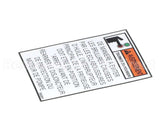 36281 Henny Penny Label-Warning Pump Motor Fr.