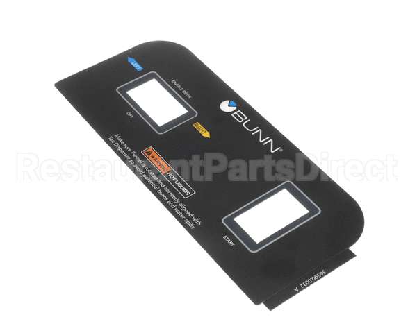 36590.0032 Bunn Decal, Cont Pnl Dual Dilu