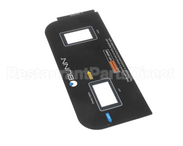 36590.0032 Bunn Decal, Cont Pnl Dual Dilu