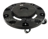 3691103 Carlisle Bronco Black Standard Round Container Do