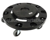 3691103 Carlisle Bronco Black Standard Round Container Do