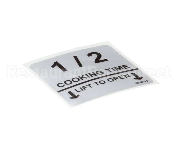 370032 Lincoln Label 1/2 Cooktime
