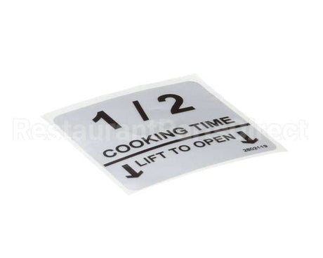 370032 Lincoln Label 1/2 Cooktime