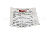 37332 Henny Penny Label-Boilover Prevention, Gm