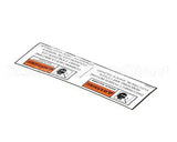 37528 Henny Penny Label - Bi-Ling Disc. Power
