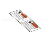37528 Henny Penny Label - Bi-Ling Disc. Power