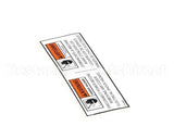 37528 Henny Penny Label - Bi-Ling Disc. Power
