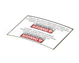 37529 Henny Penny Label - Bi-Ling Drain Valve