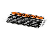 37881.0000 Bunn Decal, Warning No Svce Parts