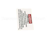 37933 Henny Penny Label-Danger Stirring