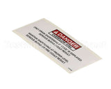37934 Henny Penny Label - Danger Shortening