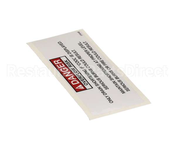 37934 Henny Penny Label - Danger Shortening