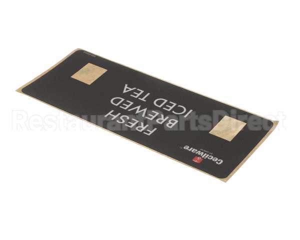 380-00064 Grindmaster Cecilware Label, Iced Tea - Ltb/Tb3