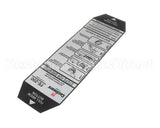 380-00066 Grindmaster Cecilware Label, Instructions - Fe200