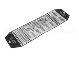 380-00066 Grindmaster Cecilware Label, Instructions - Fe200