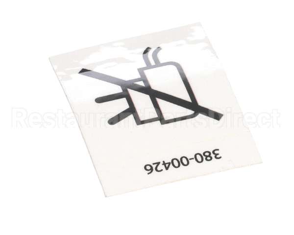 380-00426 Grindmaster Cecilware Label,Caution,Damaged Plug