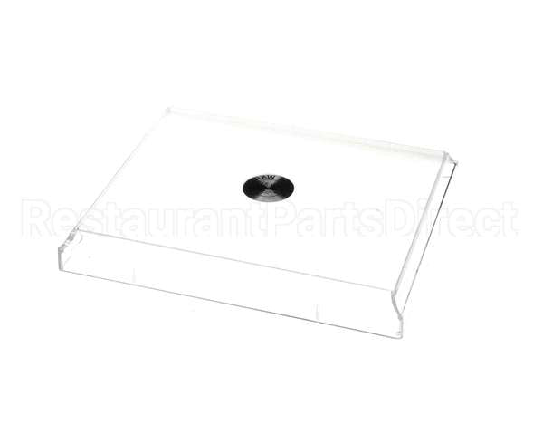 3802L-13 Vollrath Lid, Full Size Straw Boss Clr