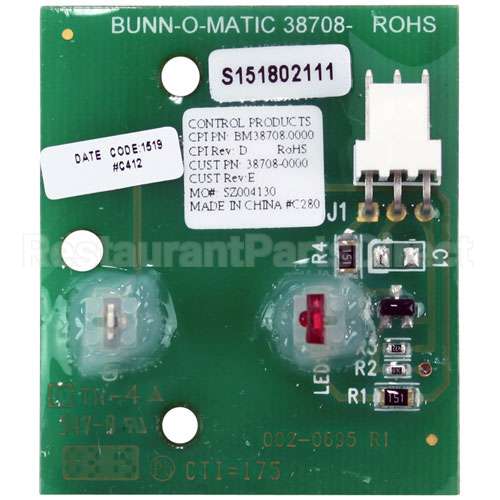 38708.1000 Compatible Bunn Control Board Kit