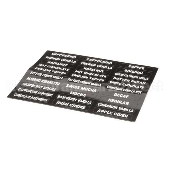 38749 Compatible Bunn Decal, Flvr Labels Imix (New)