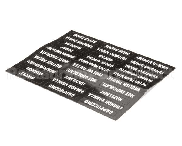 38749.0000 Bunn Decal, Flvr Labels Imix (New)