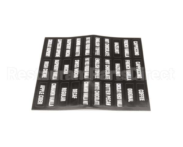 38749.0000 Bunn Decal, Flvr Labels Imix (New)