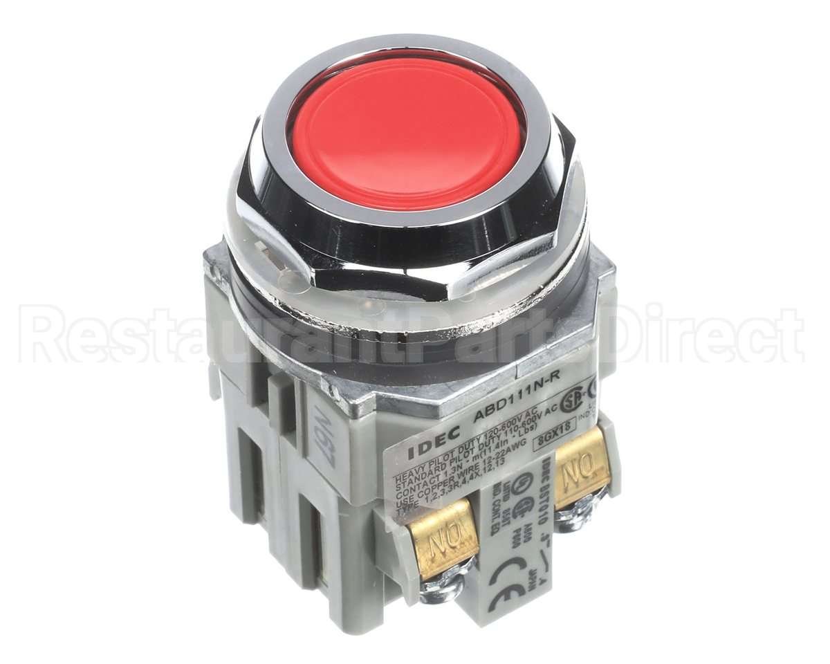 38937 Duke Button,Push Red N/O N/C