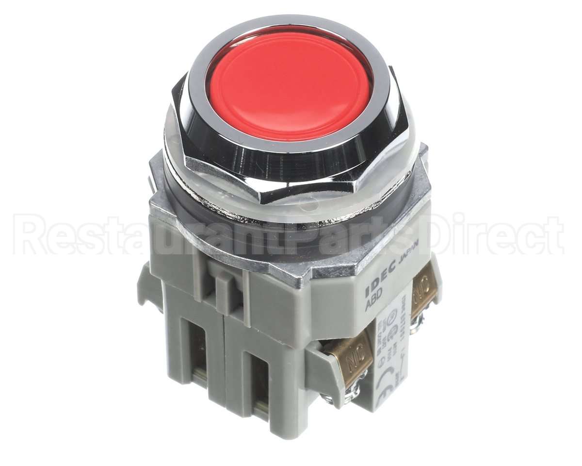 38937 Duke Button,Push Red N/O N/C
