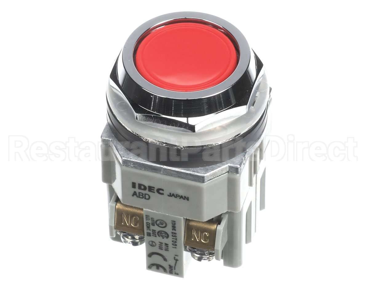 38937 Duke Button,Push Red N/O N/C