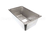 39368 Giles Pan, Breading, Ss, 8-In, W/Hole & Emboss