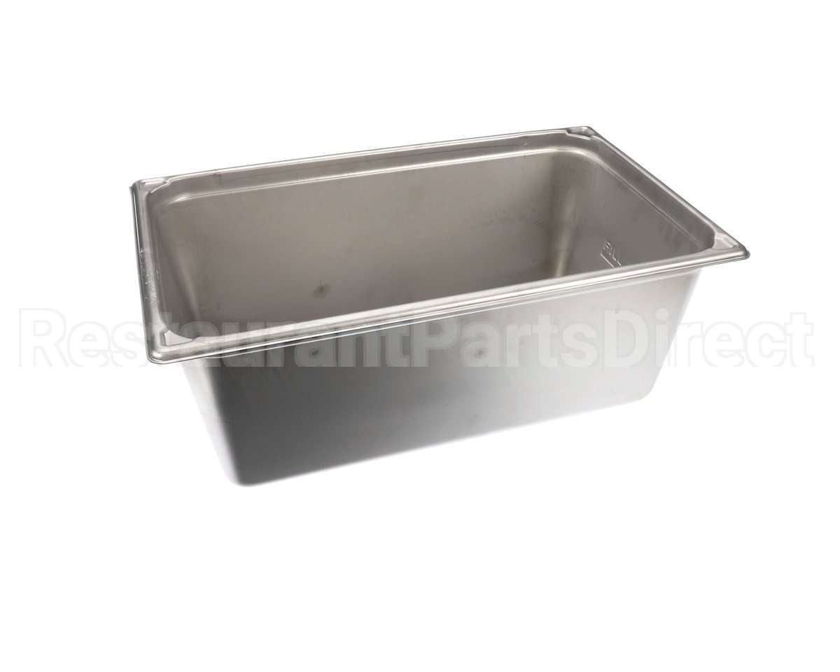 39368 Giles Pan, Breading, Ss, 8-In, W/Hole & Emboss