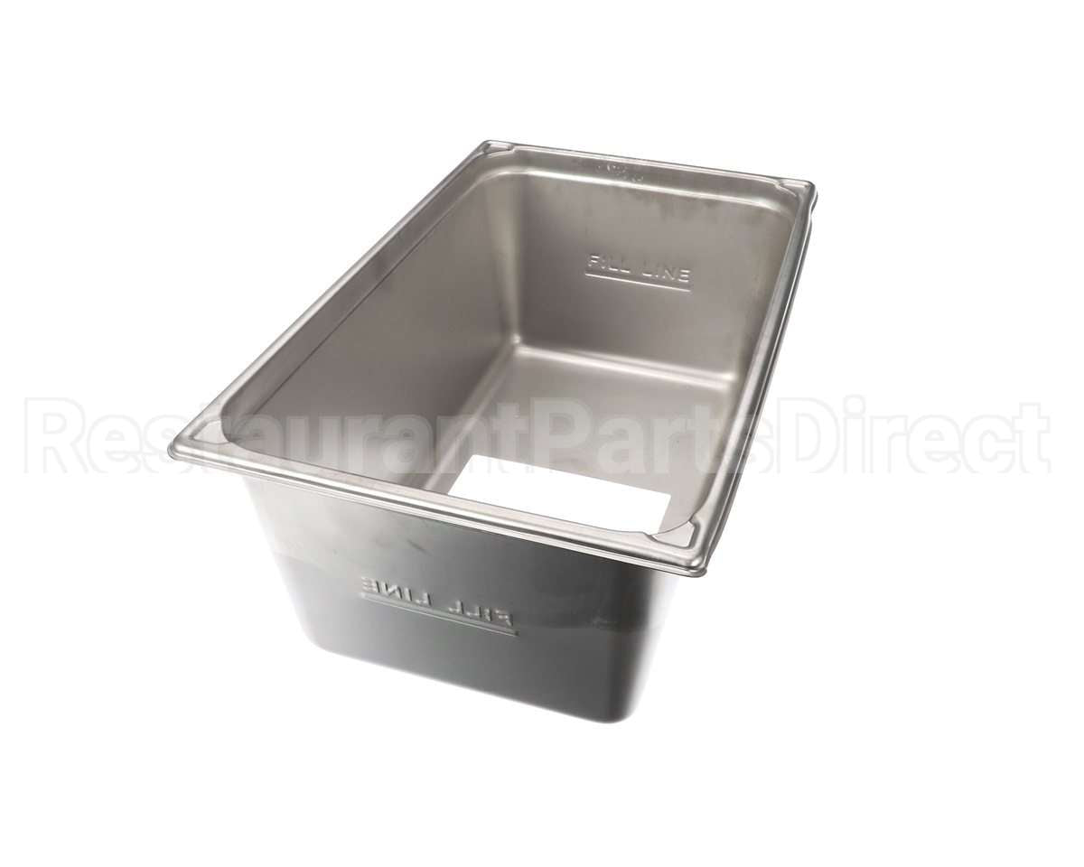 39368 Giles Pan, Breading, Ss, 8-In, W/Hole & Emboss