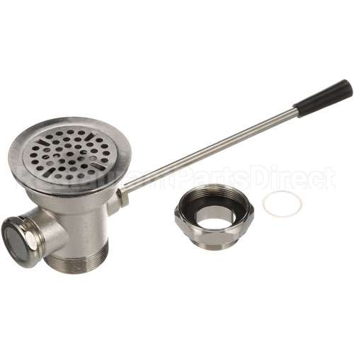 3960 Compatible TS Brass Waste Drain - 3" Sink Opening, Lever