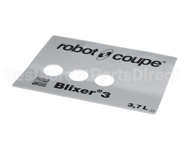 39784 Robot Coupe Front Plate Assembly Blixer3D