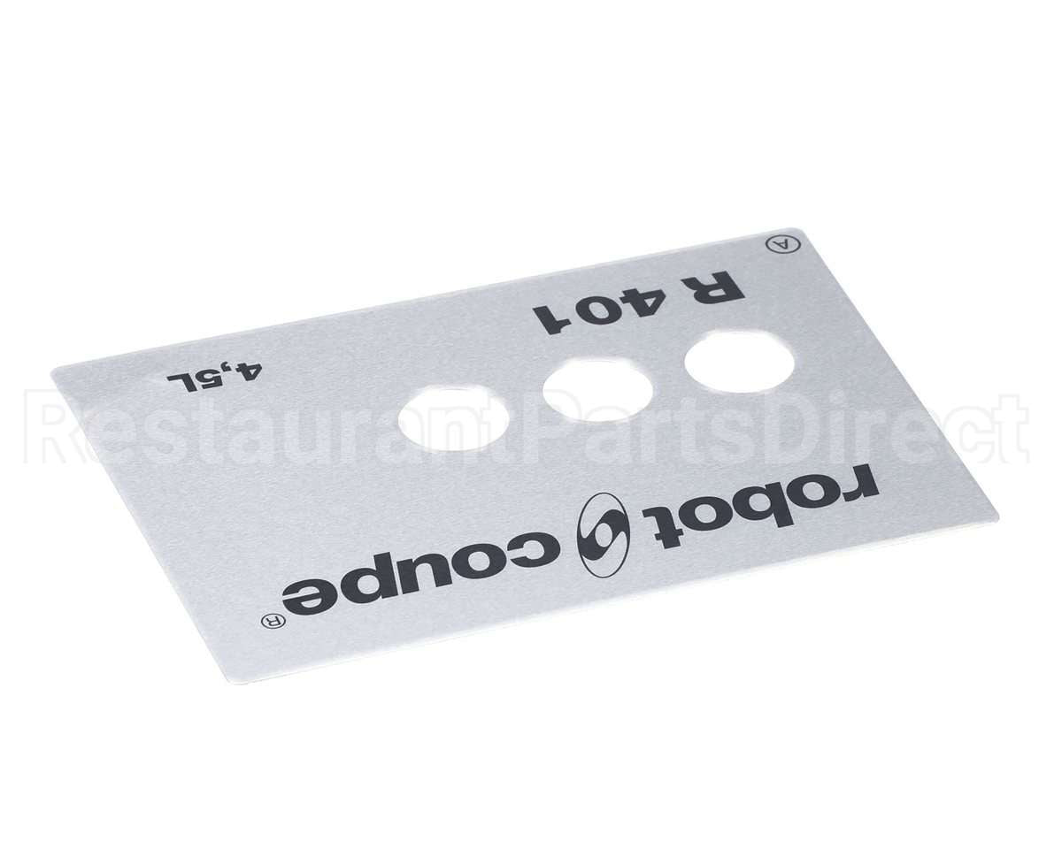39803.0000 Robot Coupe Front Plate R401 Series A