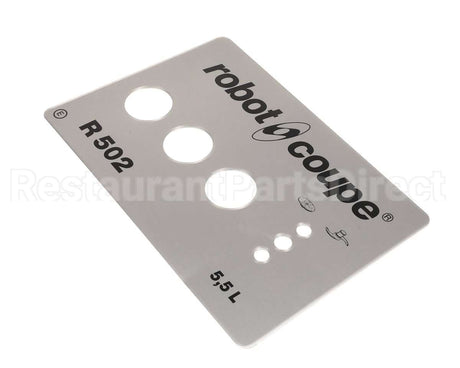 39818.0000 Robot Coupe Front Plate Assembly R502E