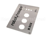 39818.0000 Robot Coupe Front Plate Assembly R502E