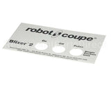 39874 Robot Coupe Front Plate Assembly