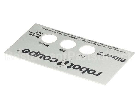 39874 Robot Coupe Front Plate Assembly