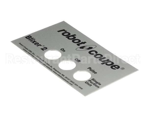 39874 Robot Coupe Front Plate Assembly