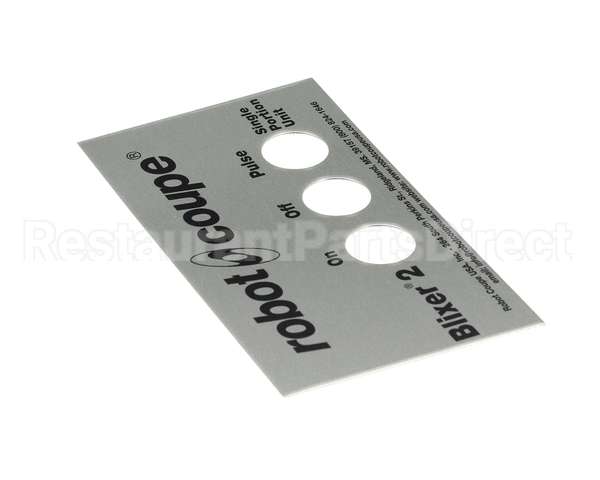 39874 Robot Coupe Front Plate Assembly