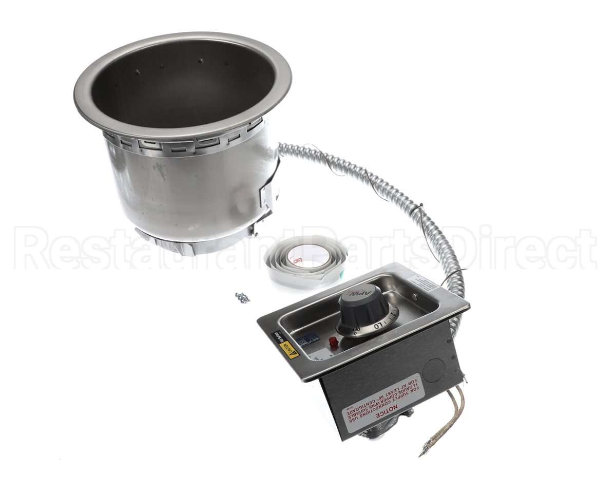 3P-SM507DULS120 Apw Wyott Round Warmer 7Qt T-Stat Contl