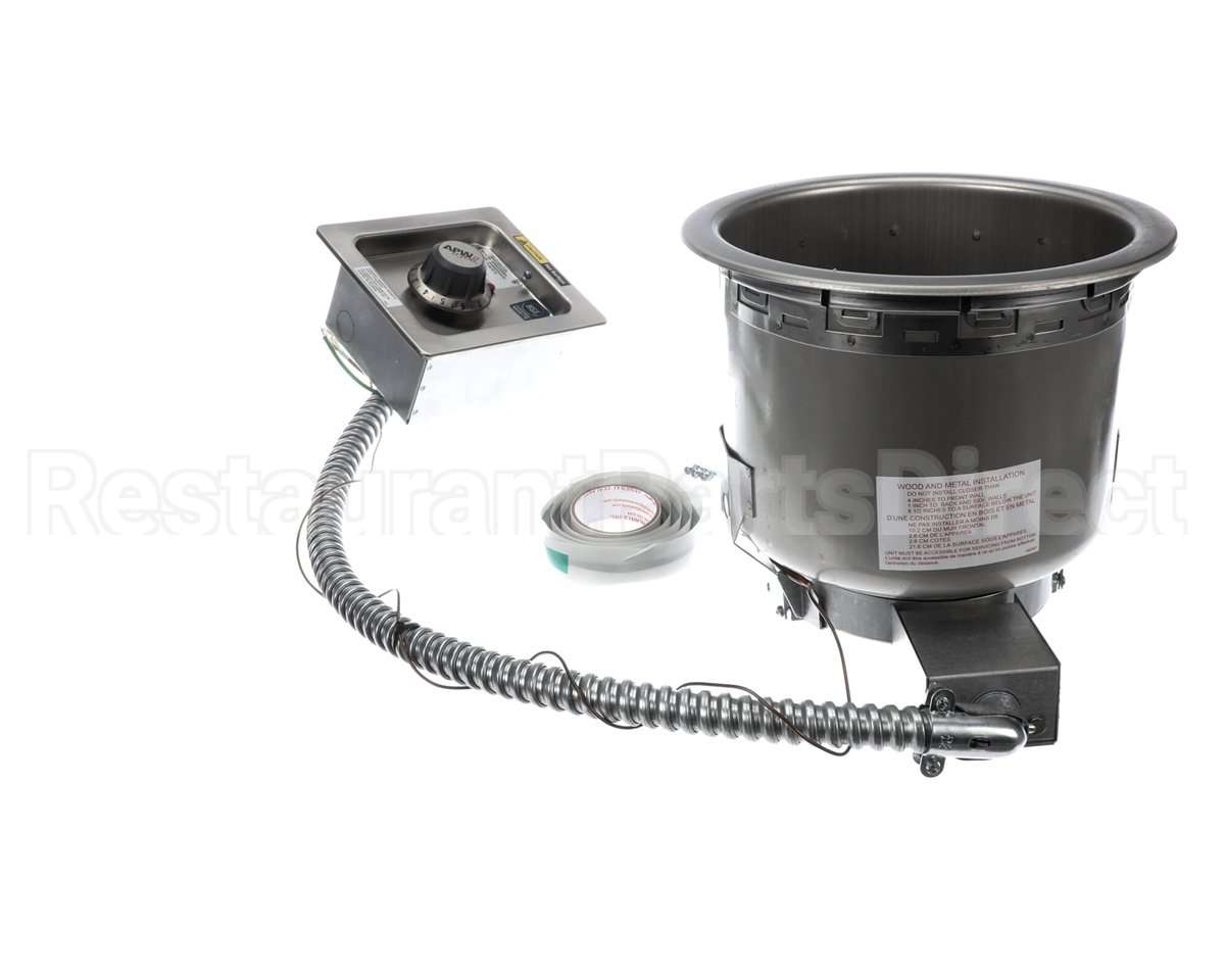 3P-SM507DULS120 Apw Wyott Round Warmer 7Qt T-Stat Contl